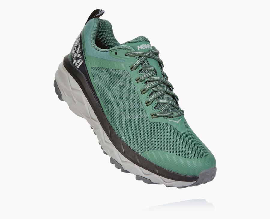 Tenis Hoka One One Trail Hombre Verdes - Challenger Atr 5 - FIUV30918